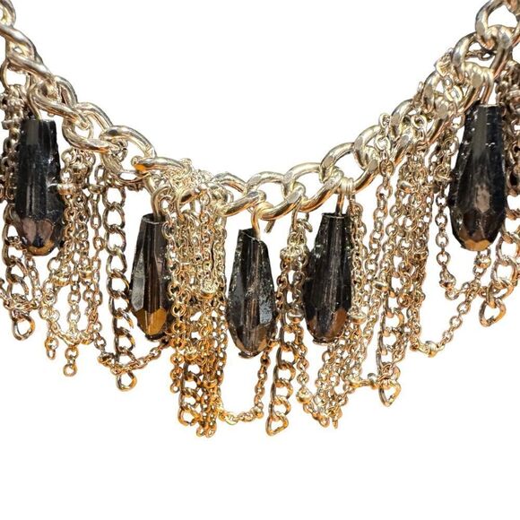 Style & Co Bead & Chain Statement Necklace, 18" + 3" Extender - Picture 3 of 5